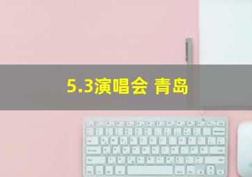 5.3演唱会 青岛